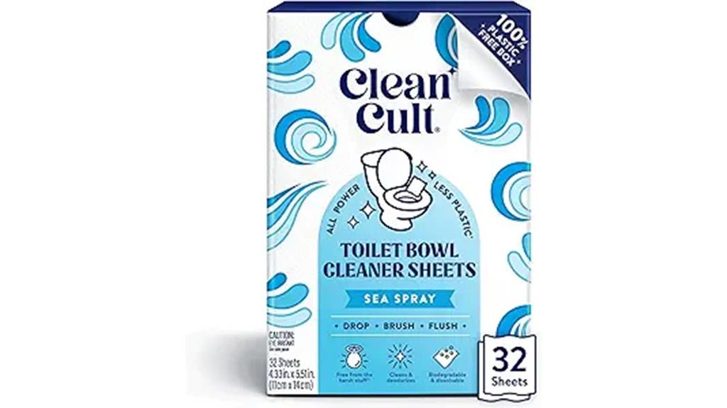 eco friendly toilet cleaning sheets