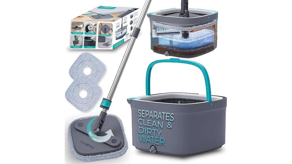 efficient cleaning with spin