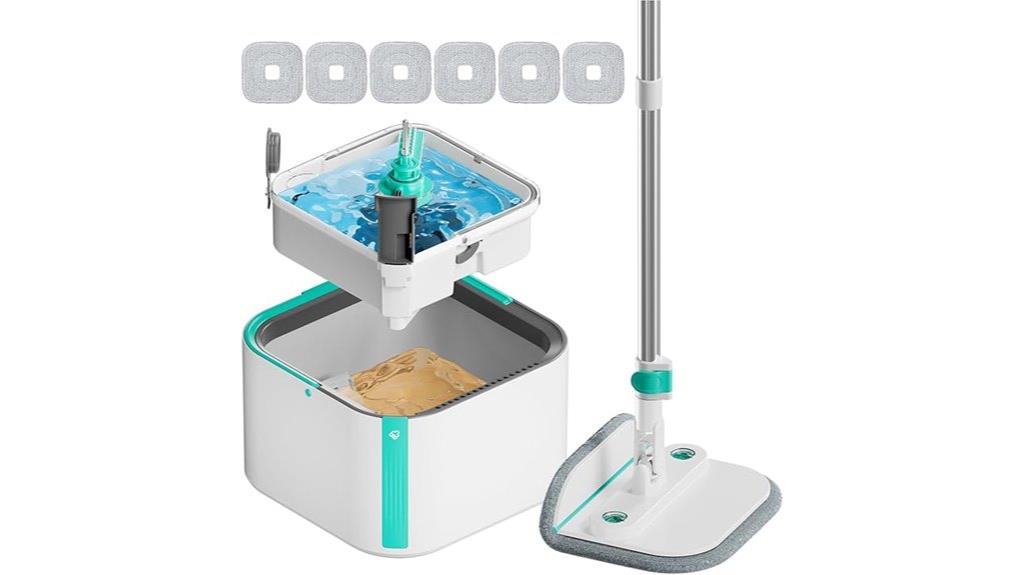 enhanced spin mop set