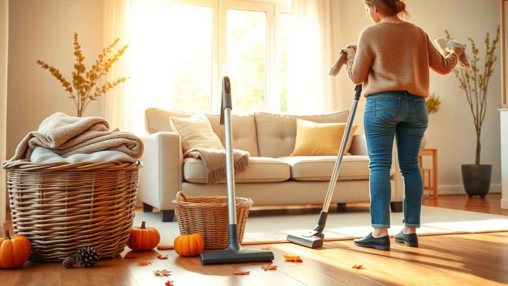 fall home cleaning checklist