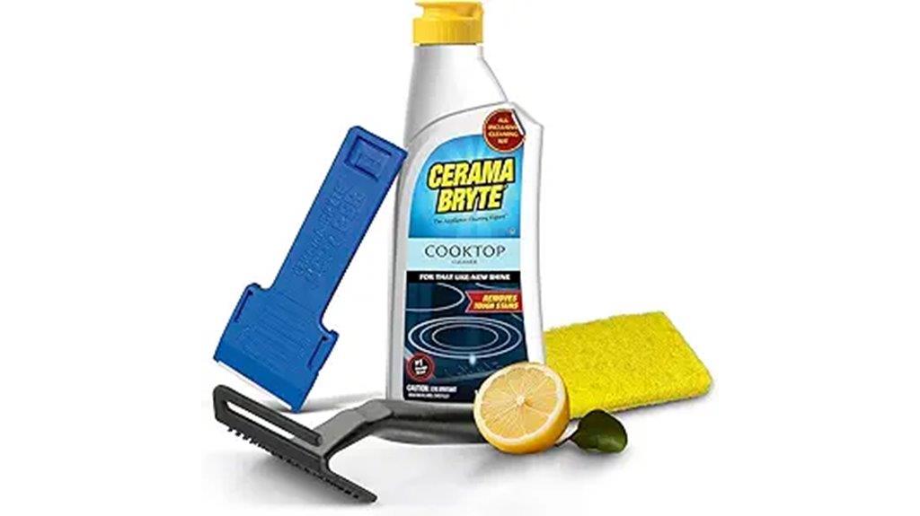 glass cooktop cleaning kit