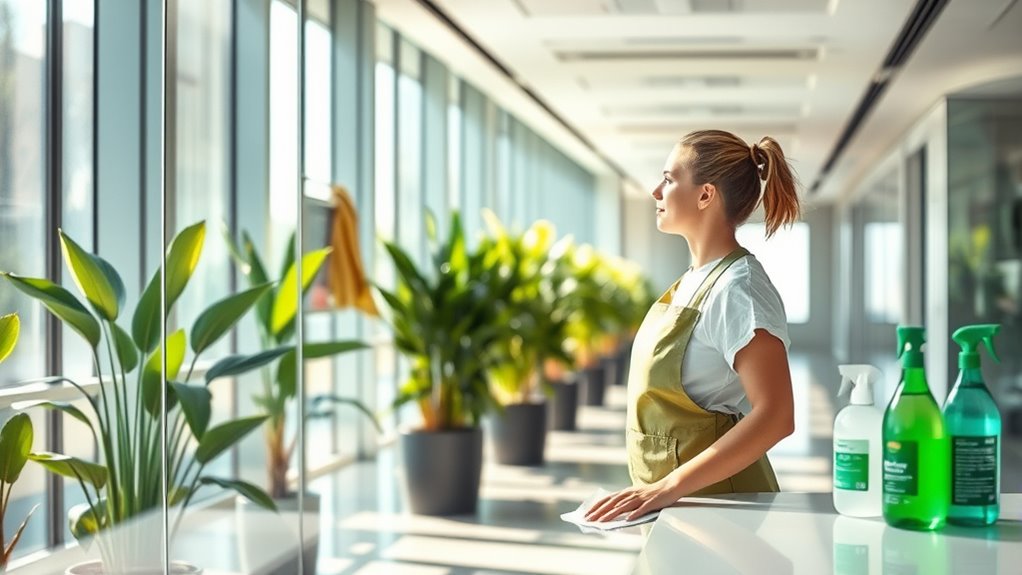 green commercial cleaning marketing