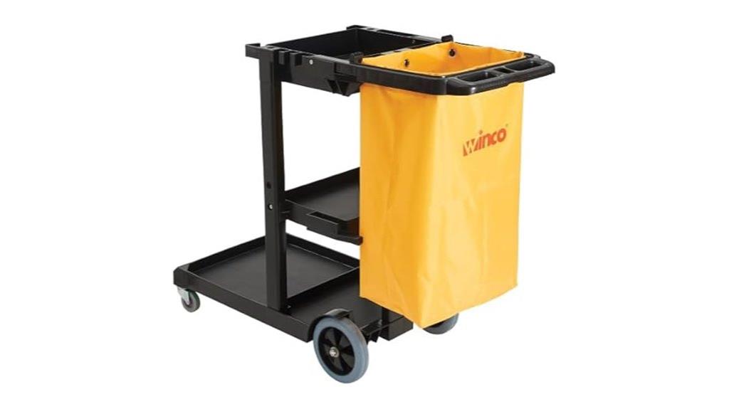 heavy duty janitor cleaning cart