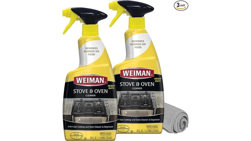 heavy duty stove cleaner pack