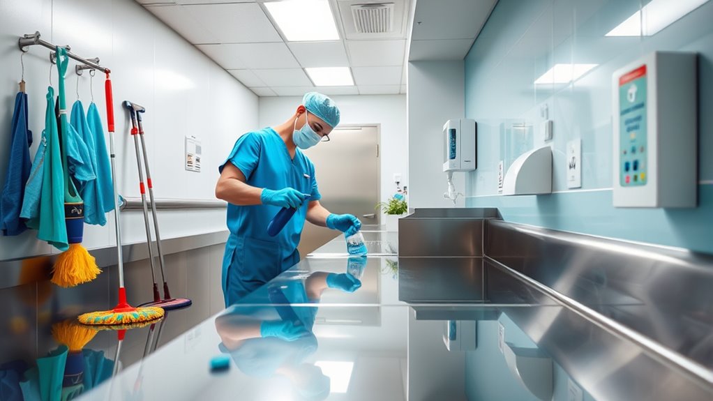 hospital cleaning ensures safety