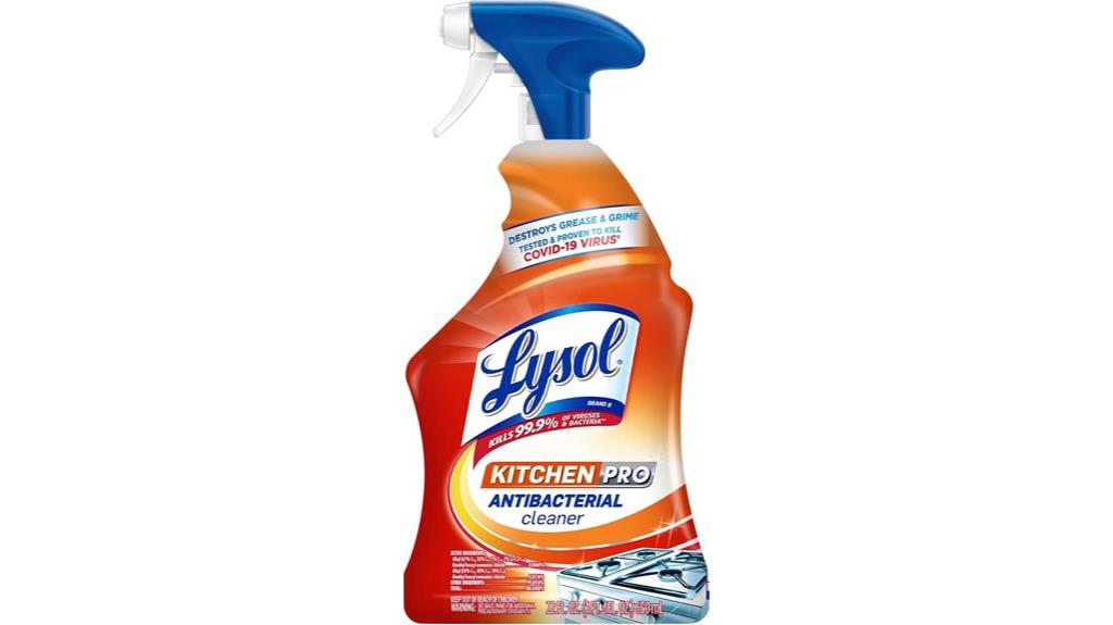 lysol kitchen spray cleaner