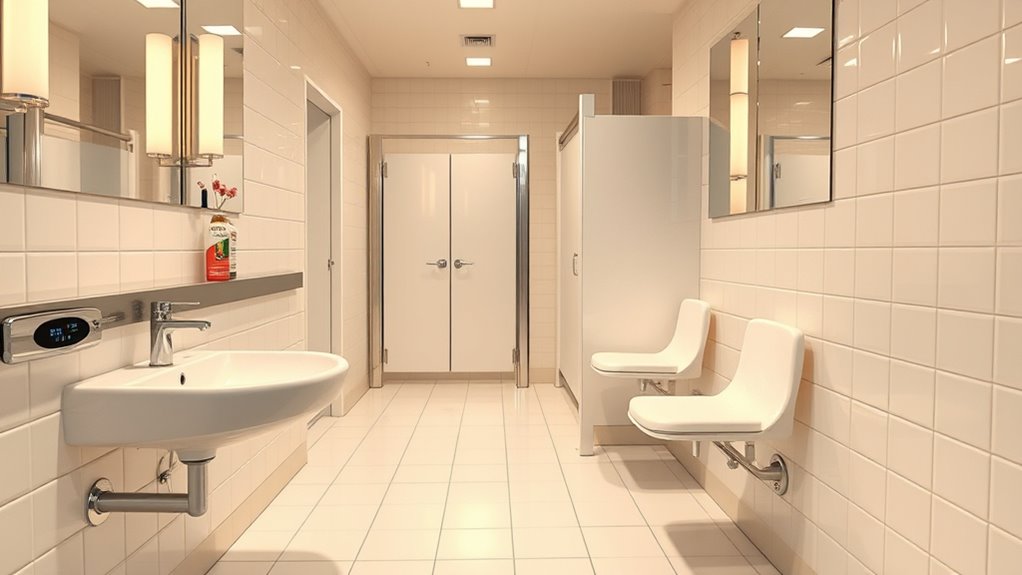 maintain restroom cleanliness standards