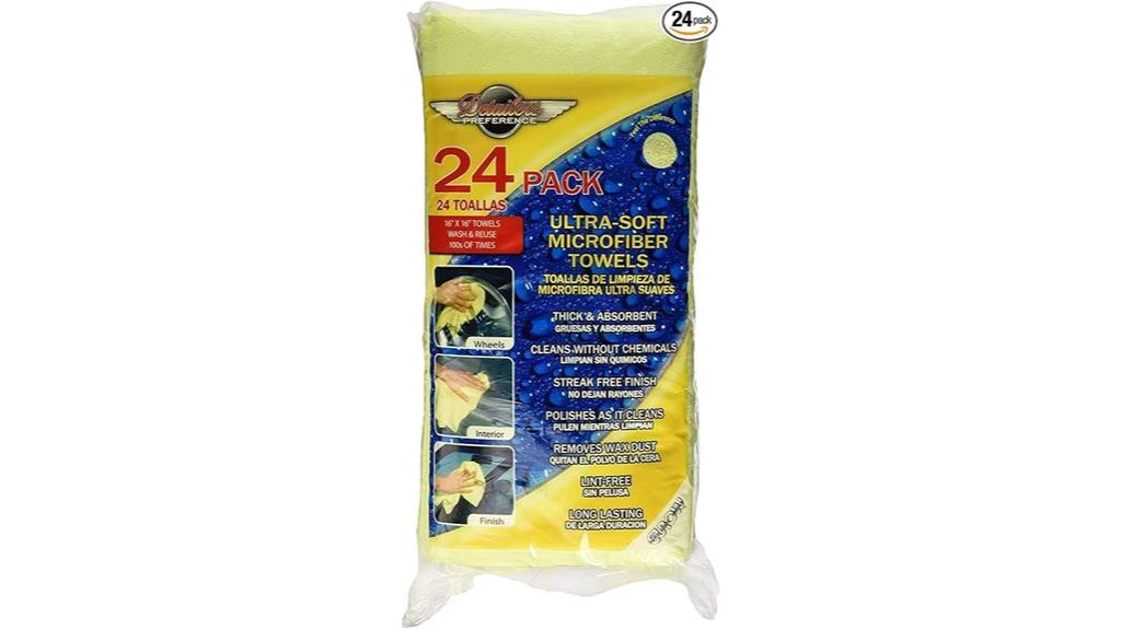 microfiber cleaning towels pack