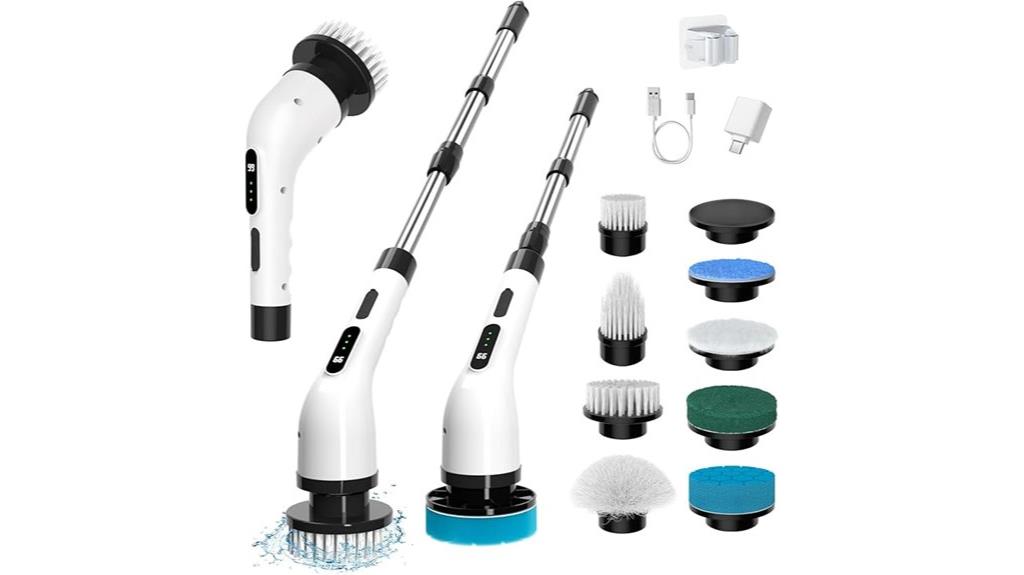 multifunctional electric bathroom scrubber