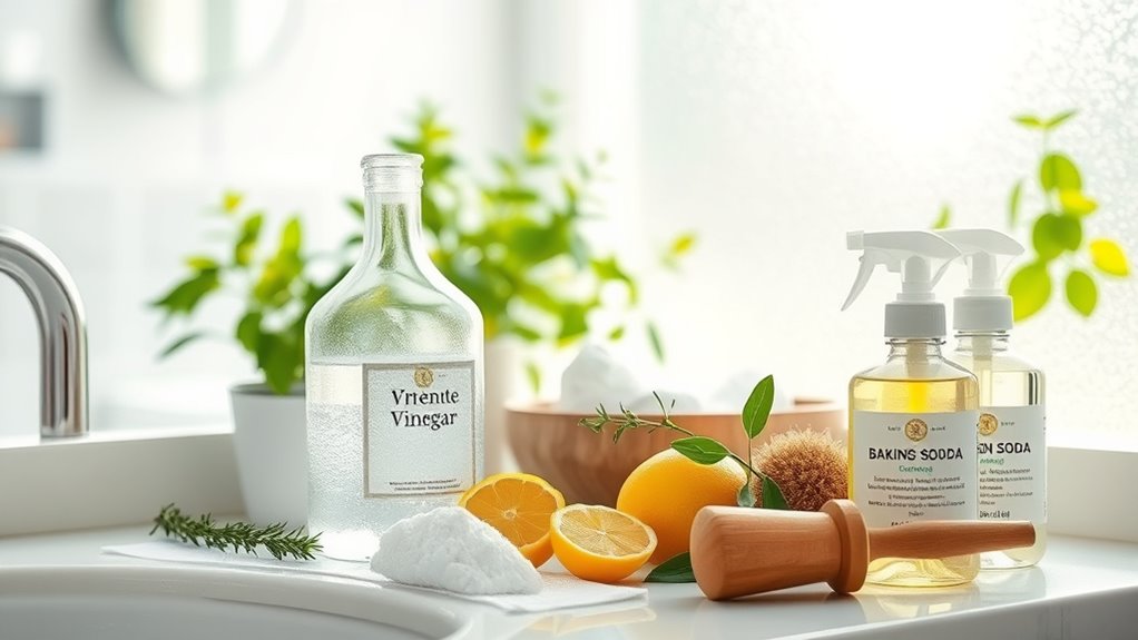 natural bathroom cleaning options