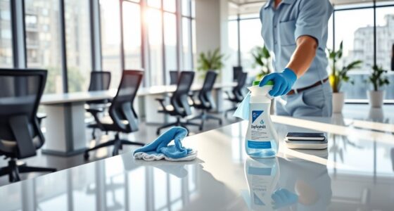 office cleaning reduces illness