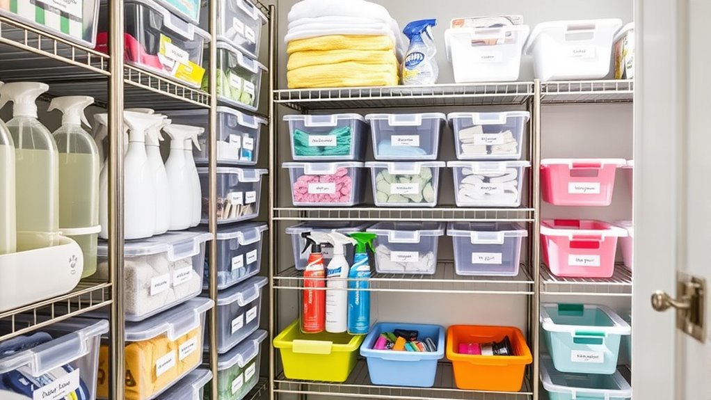 organize label and maintain