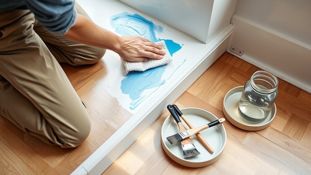 paint spill cleanup tips