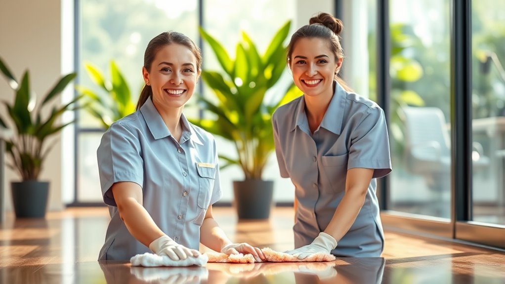 pay cleaners for happiness