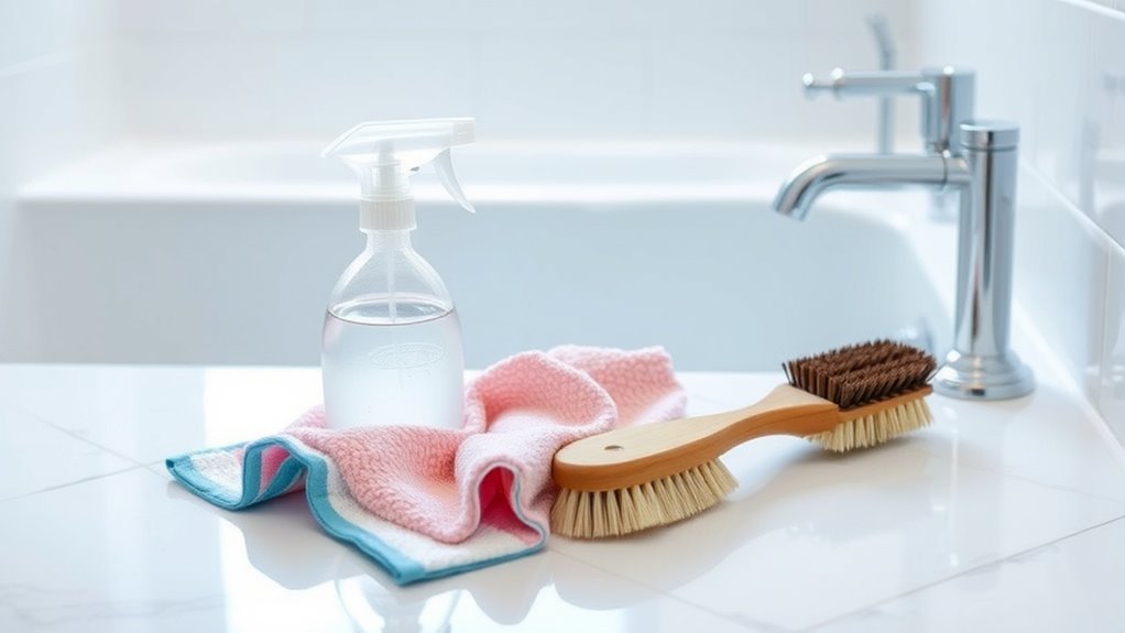 prevent mold with cleaning routine