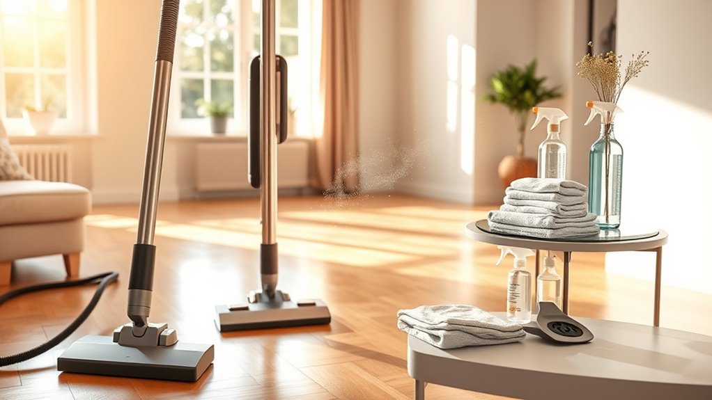 quick daily home cleaning