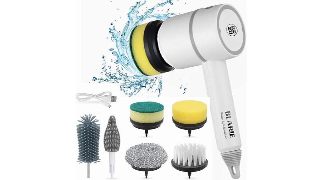 rechargeable cordless power scrubber