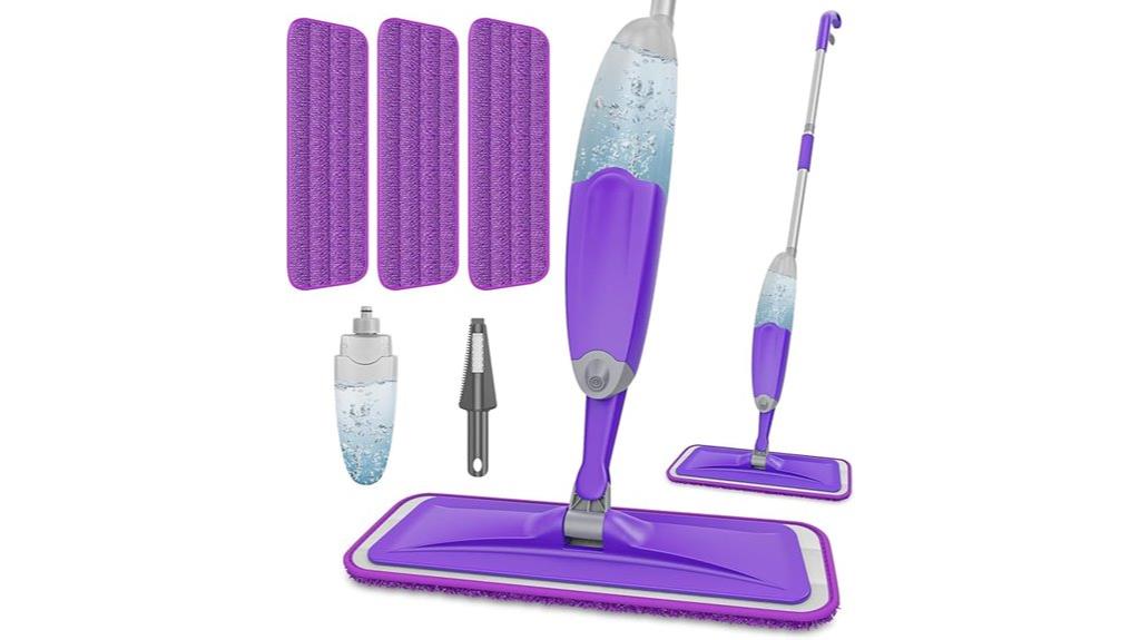 reusable spray mop system