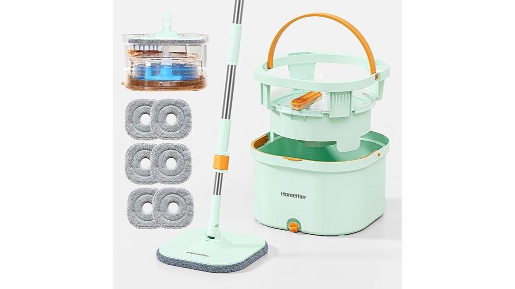 rotating mop and bucket