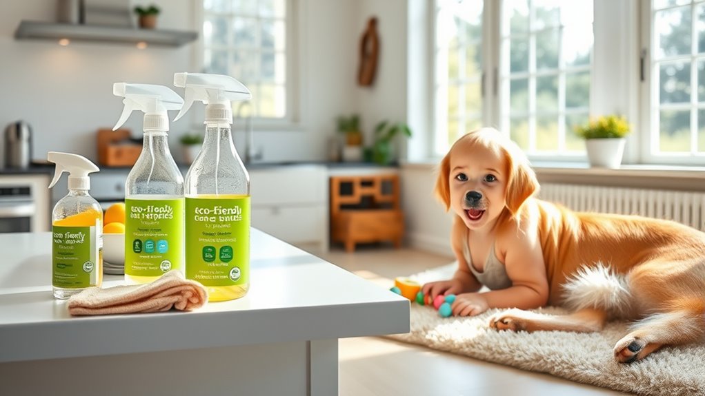 safe cleaning for families