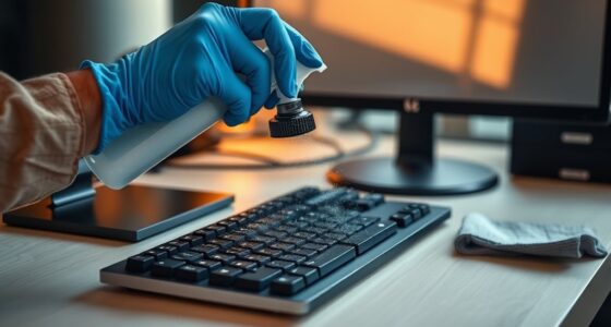 safe electronic cleaning tips