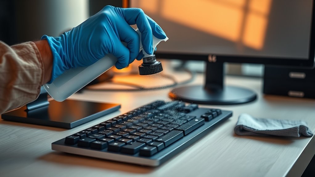 safe electronic cleaning tips