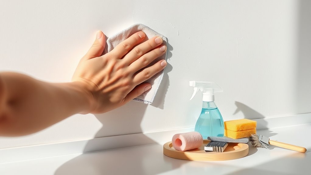 safe paint spill cleanup