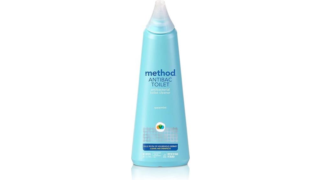 spearmint antibacterial toilet cleaner