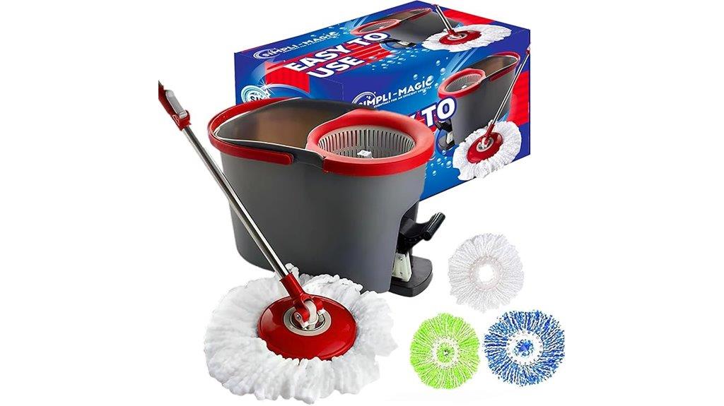 spin mop cleaning system