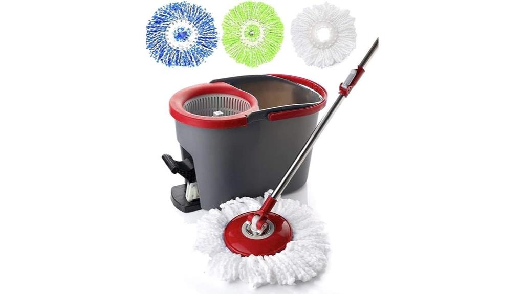spin mop with bucket