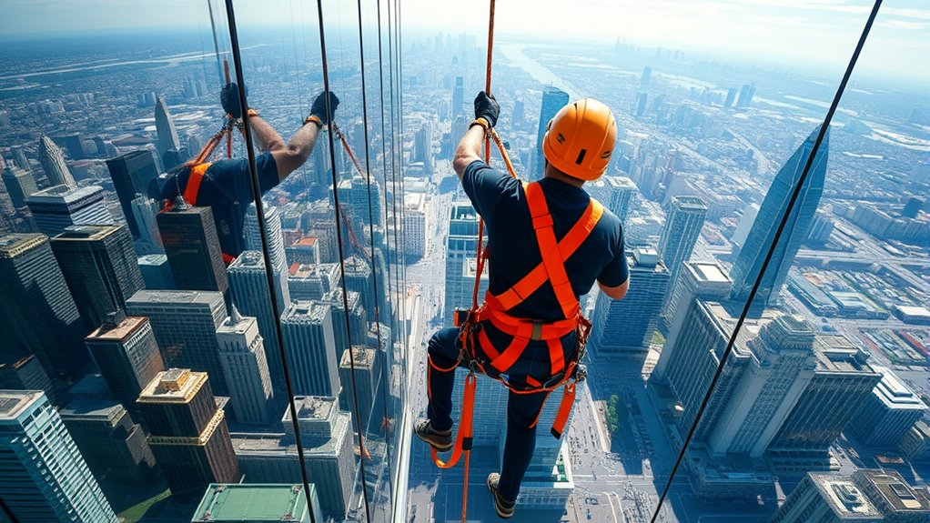 tall building office cleaning