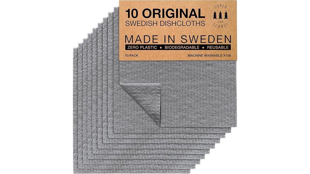 ten pack swedish dishcloths