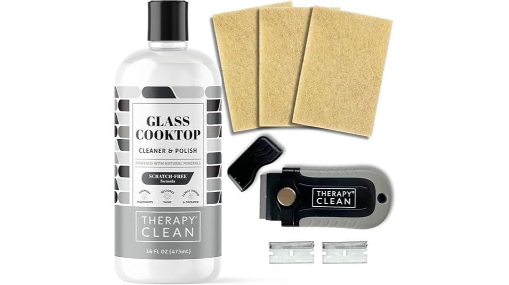 therapy glass cooktop cleaner