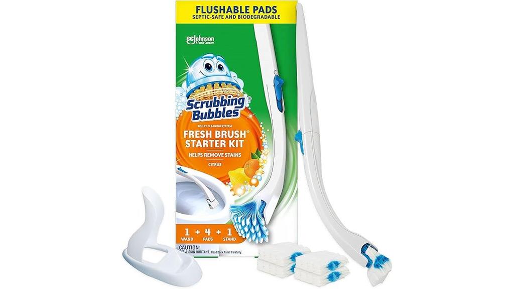 toilet cleaning brush kit