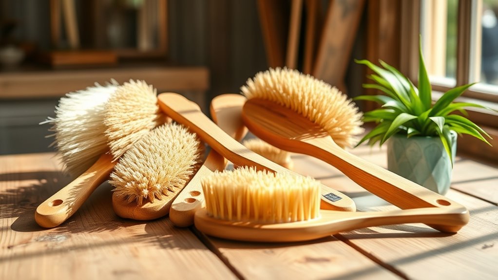 top bamboo cleaning brush selection
