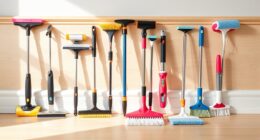 top wall and baseboard cleaning tools