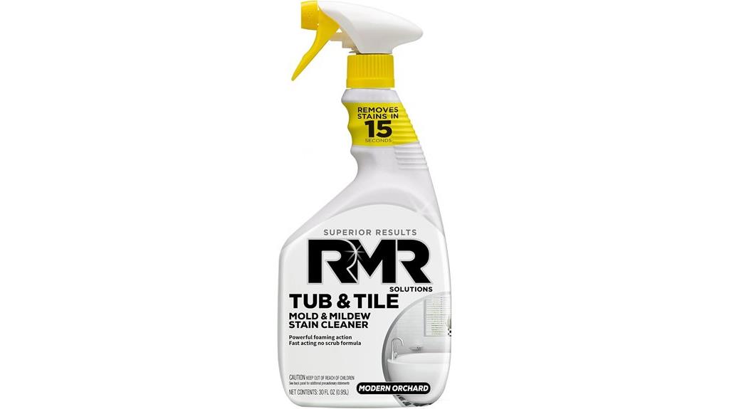 tub and tile cleaner