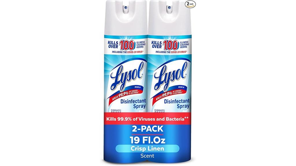 two pack lysol spray