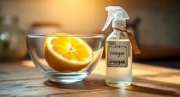 vinegar and lemon germs