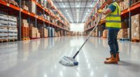 warehouse floor cleaning tips