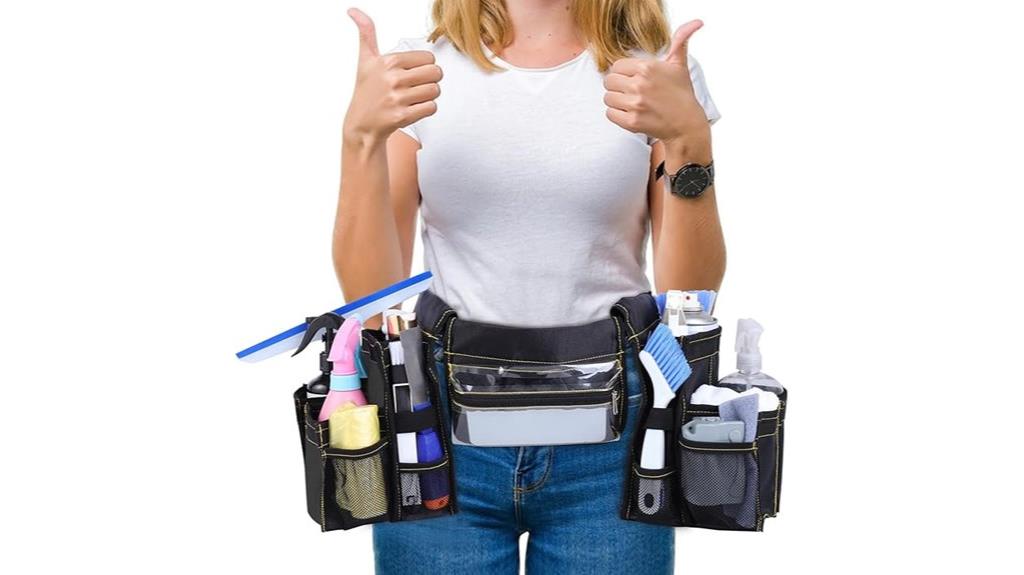 adjustable waist cleaning belt