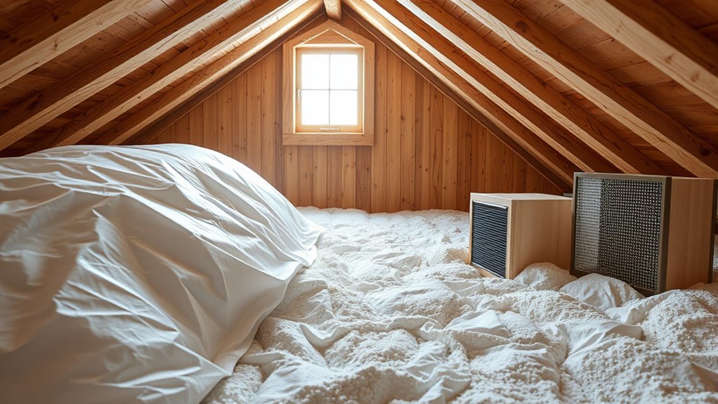 attic dust proofing materials