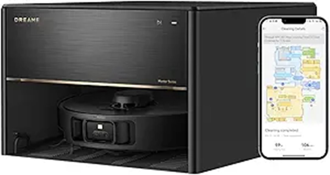 auto refilling self cleaning robot