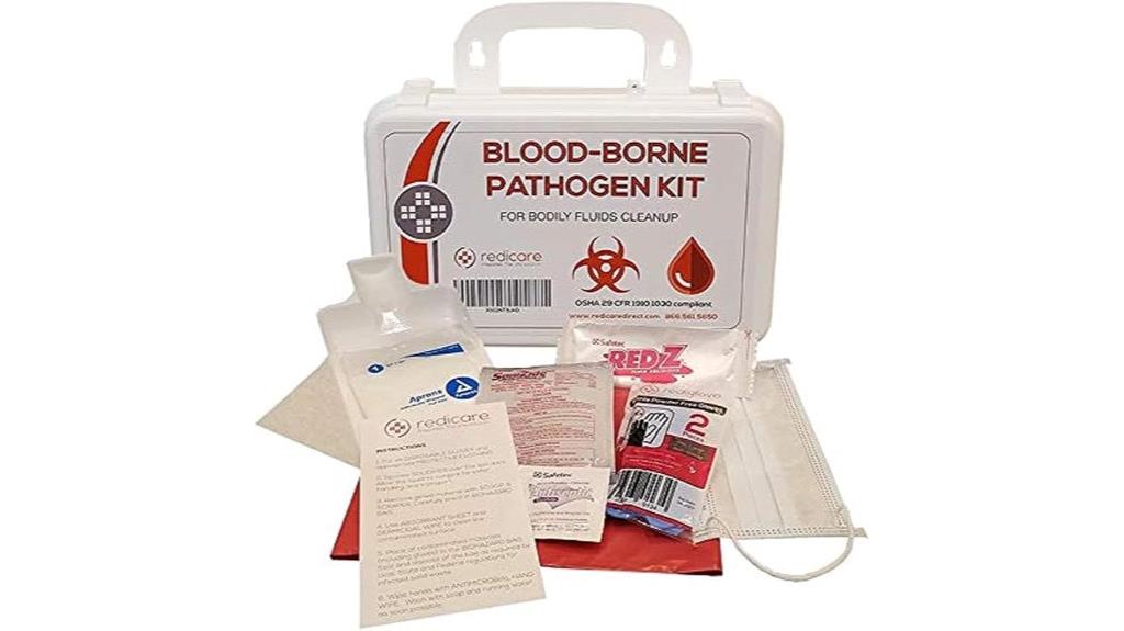 bloodborne pathogen cleanup kit