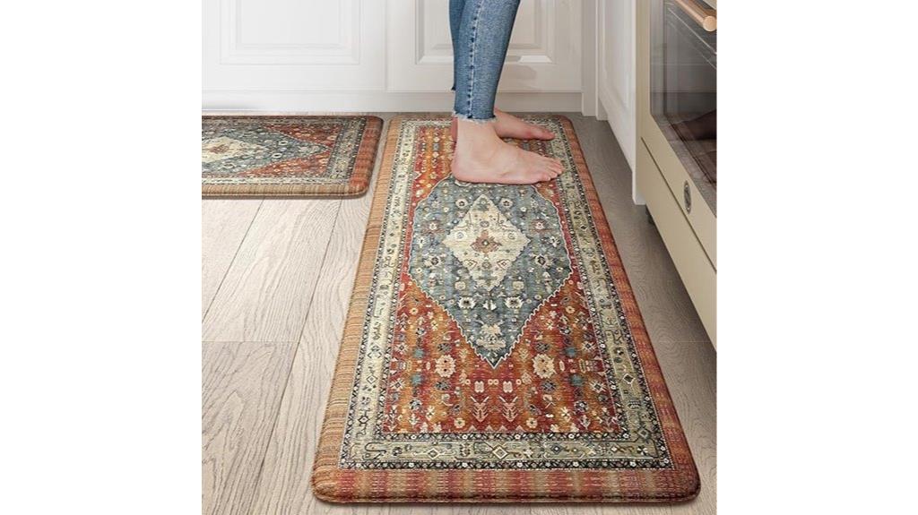 boho style kitchen mats