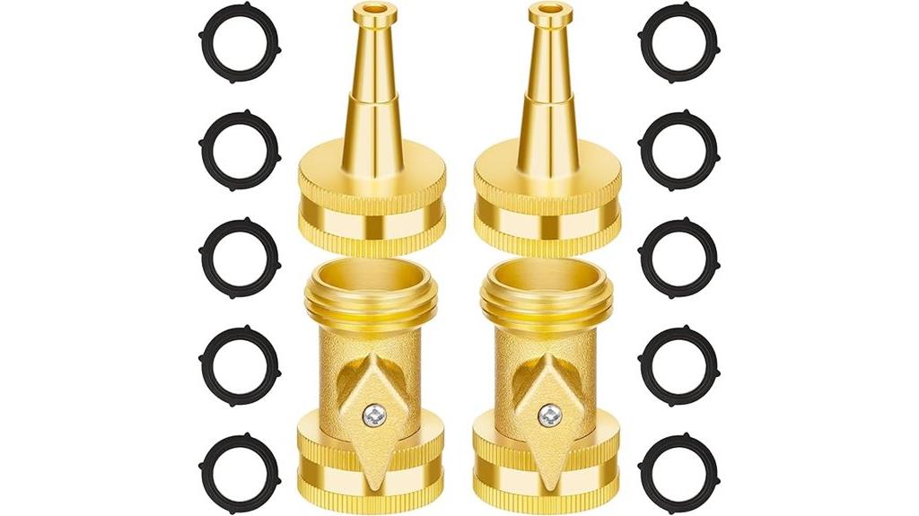 brass hose nozzles pack