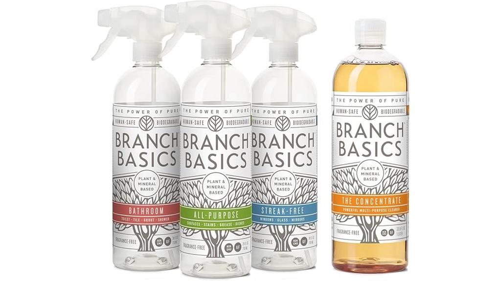 cleaning kit with sprays