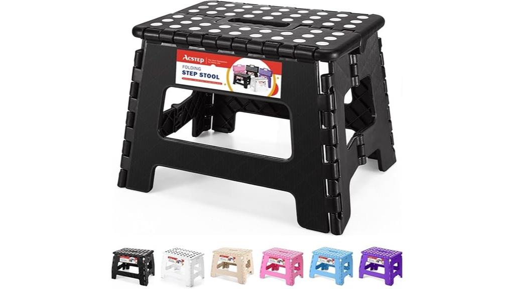 collapsible non slip step stool