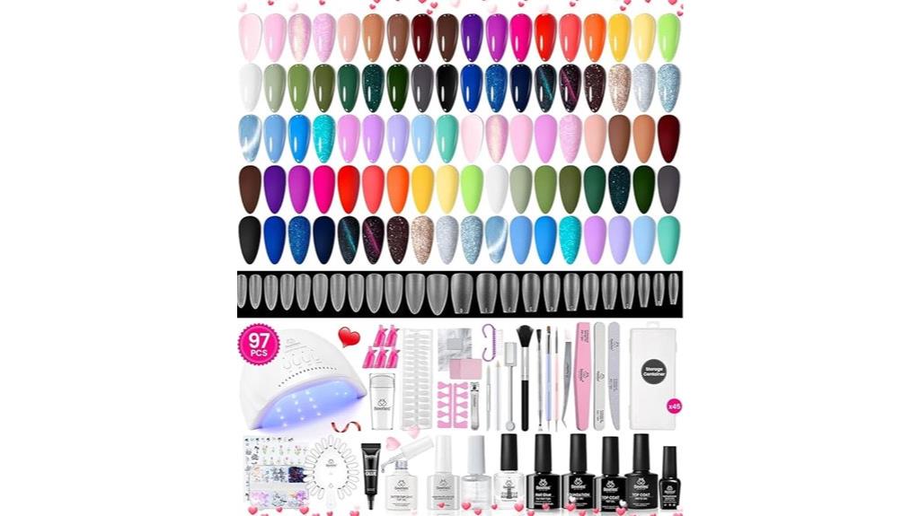 complete 97 piece gel kit