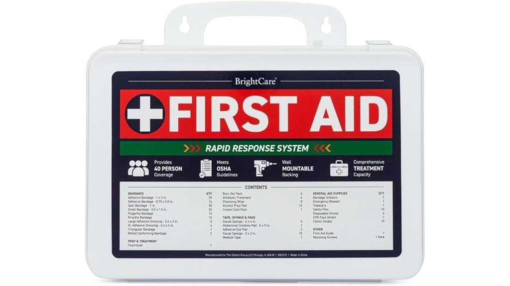 comprehensive portable business first aid